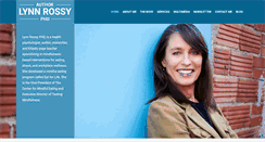 Desktop Screenshot of lynnrossy.com